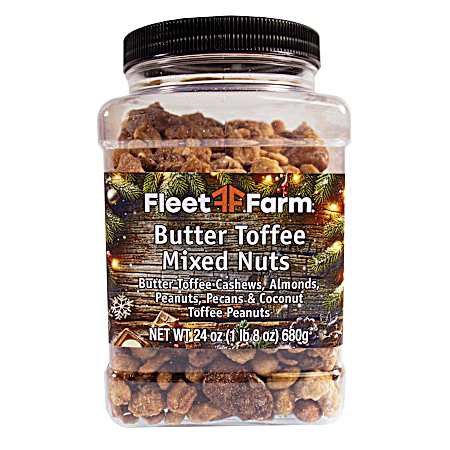 24 oz Butter Toffee Mixed Nuts
