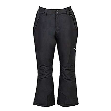 Women's Black Winter Snow Pants