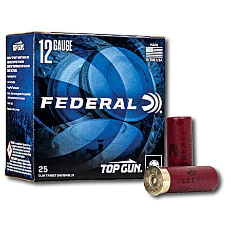 Top Gun, 12 Gauge, 8 Shot, 2-3/4 in, 1 1/8 oz, 1145 fps Case