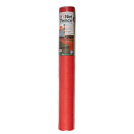 EZ Fence w/ Pocket-Net 4 ft X 100 ft Orange Fencing Material
