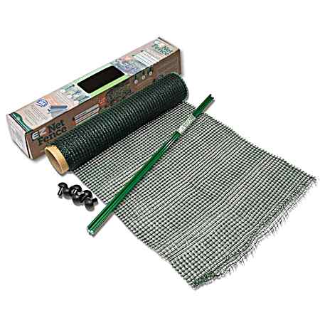 Garden-Net Fence w/ Pocket-Net 2 ft X 25 ft Green Fencing Material
