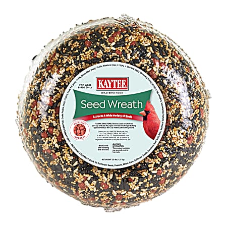 2.8 lbs Seed Wreath Wild Bird Food