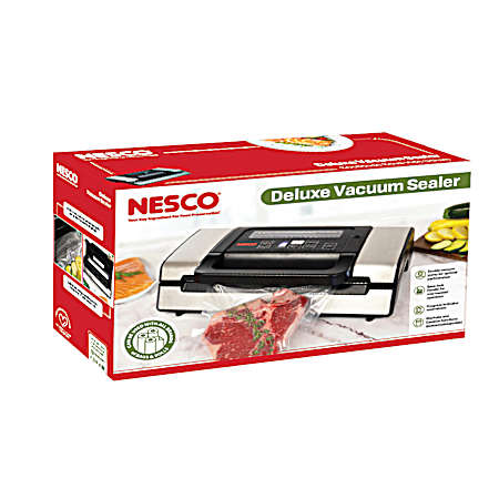VS-12 Deluxe Black Stainless Steel Vacuum Sealer