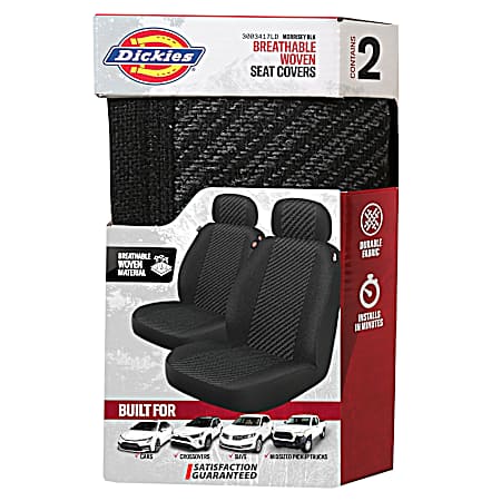 2 Pc. Morrisey Front Seat Cover - Black