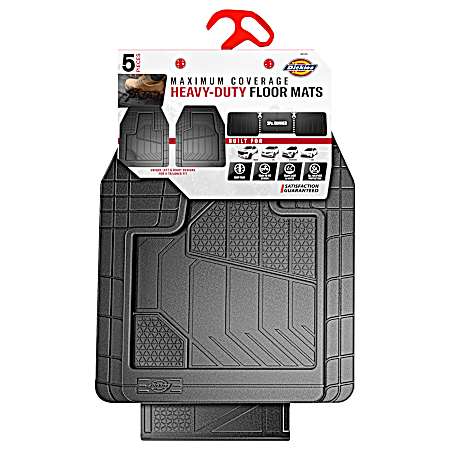 Max-Coverage 5 pc Black Floor Mats