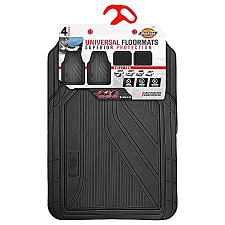 Trimmable All-Weather Black Floor Mats