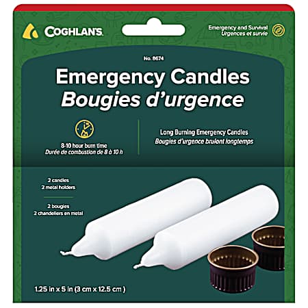 Emergency Candles - 2 Pk