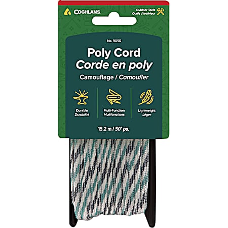 50 ft Camouflage Poly Cord