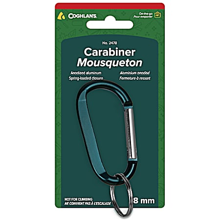 8mm Green Carabiner