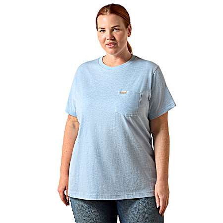 Women's Cotton Strong Space Dyed Short Sleeve Shirt