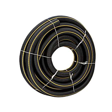 4 in x 100 ft Non-Perforated Drain Pipe