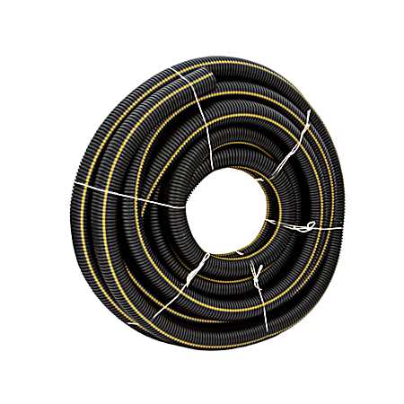 Non-Perforated Drain Pipe - 6 In. x 100 Ft.