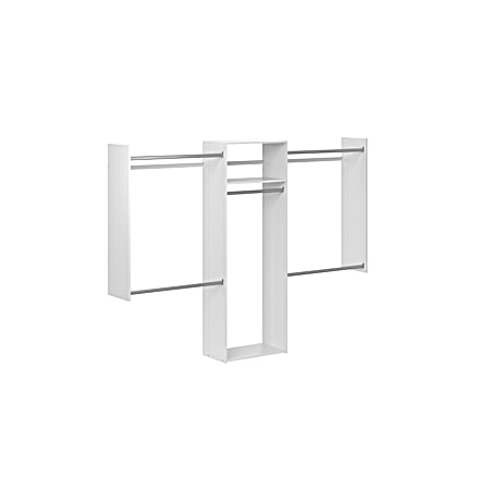Create Collection Wood Laminate Closet Kit - 15 Pieces, White Finish