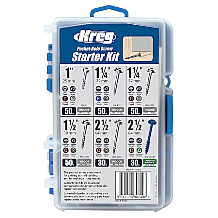 Pocket-Hole Screw Starter Kit