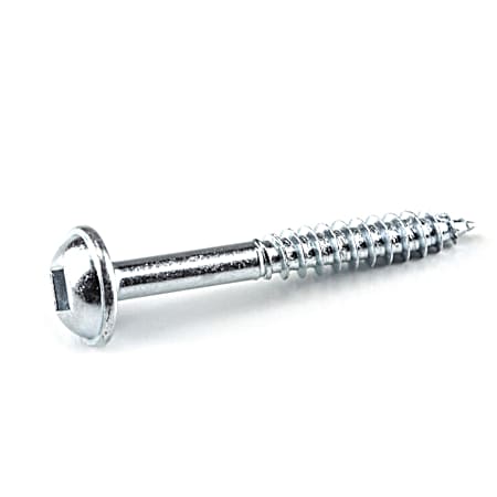 1200 ct. Zinc Pocket-Hole Screws - 32mm / 1.25'', #7 Fine-Thread, Maxi-Loc