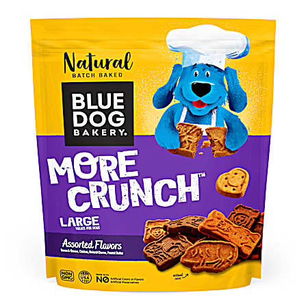 43.2 oz More Crunch Large Dog Treats Assorted Flavors