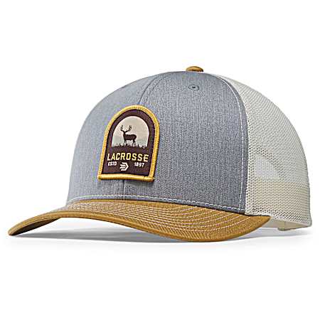 Men's Heather Gray/Amber Booner Mulie Trucker Cap