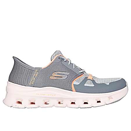 For Work Women's Gray/Orange Glide Step Pro Edrura SR Athletic Shoes