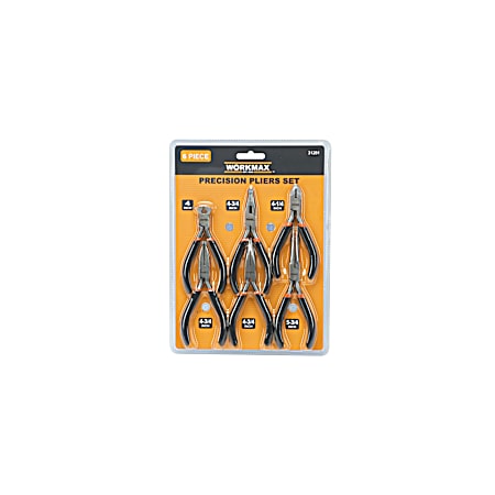 6 Pc. Precision Pliers Set