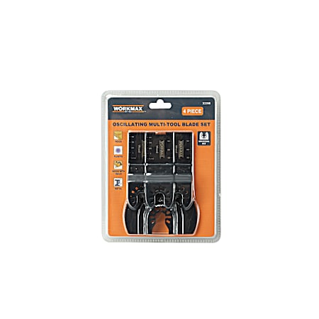 4 Pc. Oscillating Multi-Tool Saw Blade Set