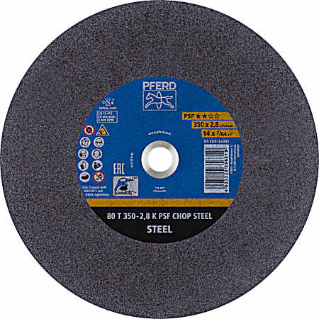 14 in Chop Saw Cutoff Wheel - 1 in AH
