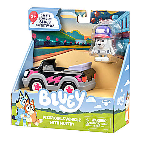 Bluey Vehicle with Figure - Assorted
