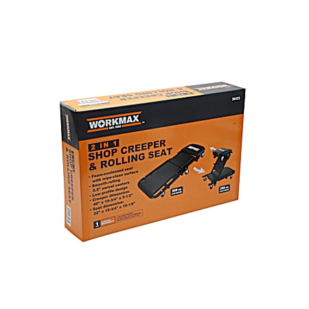 2-in-1 Shop Creeper & Rolling Seat