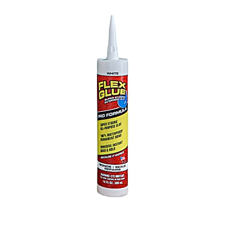10 fl oz White Strong Rubberized Waterproof Adhesive