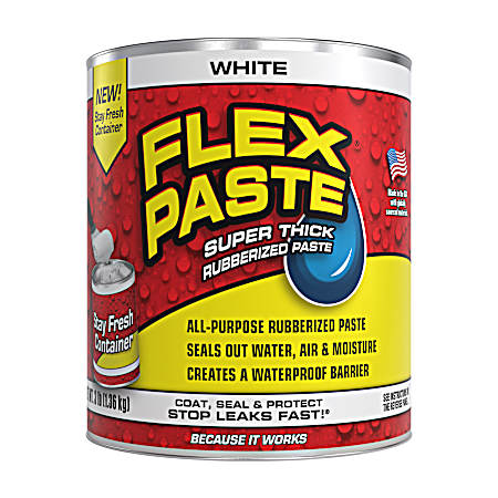 3 lb Tub Thick White Rubber Paste