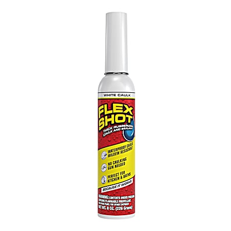 8 oz White Rubber Adhesive Sealant