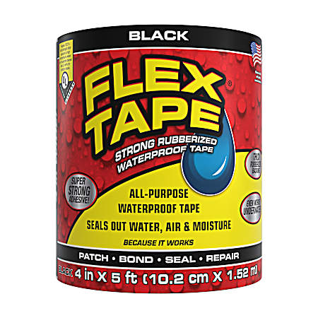 Black Waterproof Rubberized Tape