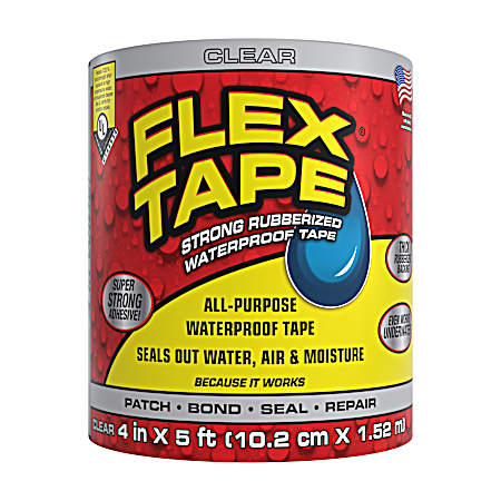 Clear Waterproof Rubberized Tape