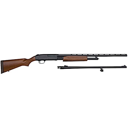 500 20Ga Pump-Action Wood Stock Shotgun Combo