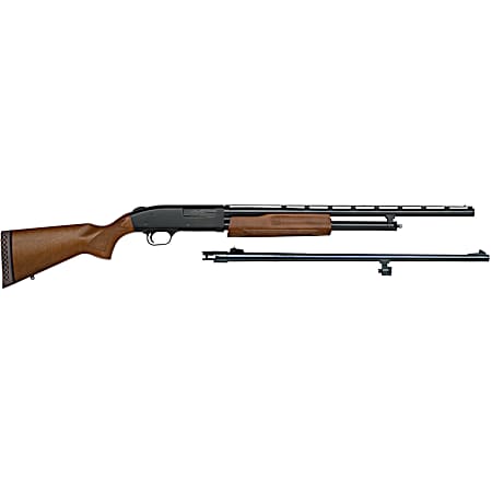 500 Compact Bantam 20Ga Pump-Action Wood Stock Shotgun Combo