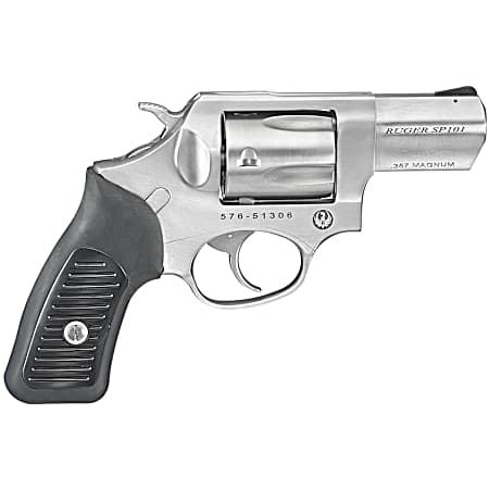 SP101 .357 Magnum Stainless/Black Revolver