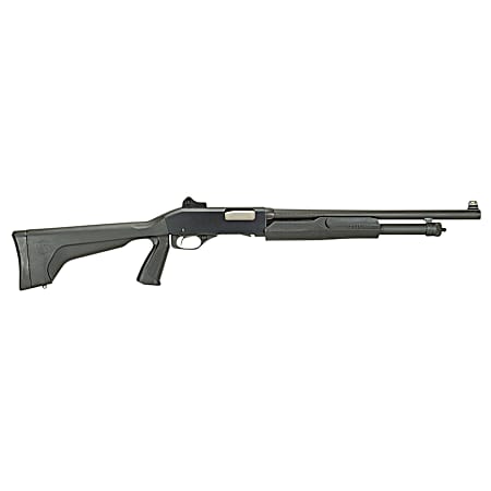 320 Security GRS 12Ga Matte Black Pump-Action Synthetic Stock Shotgun w/ Pistol Grip