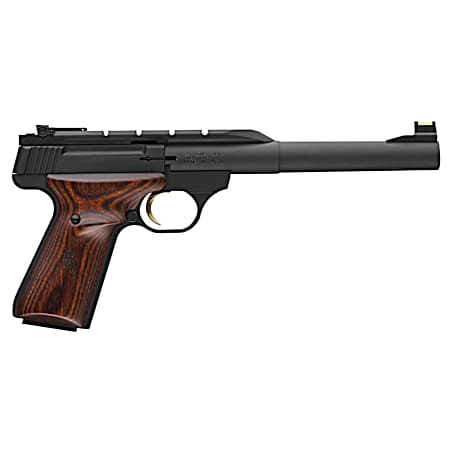 Buck Mark Hunter .22 LR Matte Blue Semi-Auto Wood Grips Pistol