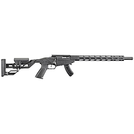Precision Rimfire .22 LR Black Bolt-Action Synthetic Stock Rifle
