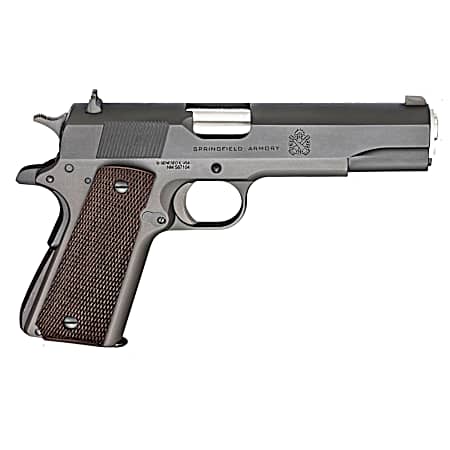 1911 Mil-Spec Defender Series 5 in Parkerized Finish Forged Steel Semi-Auto Handgun
