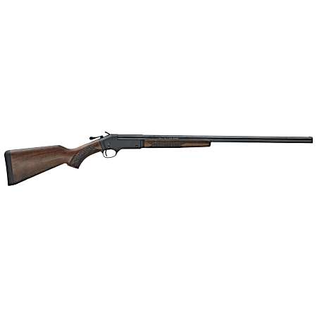 Henry H01512 Single Shot  12 Gauge with 28 Barrel, 3.5 Chamber, 1rd Capacity, Blued Steel Finish & American Walnut Stock Right Hand (Full Size)