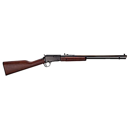 Henry H003TM Pump  22 WMR Caliber with 12+1 Capacity, 20.50 Octagon Barrel, Black Metal Finish & American Walnut Stock Right Hand (Full Size)