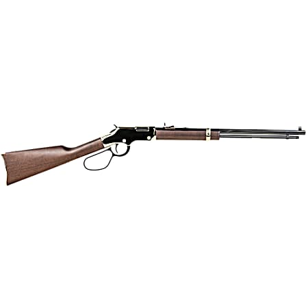 Henry H004L Golden Boy Large Loop 22 Short, 22 Long or 22 LR Caliber with 16 LR/21 Short Capacity, 20 Blued Barrel, Brasslite Metal Finish & American Walnut Stock Right Hand (Full Size)