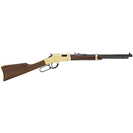 Henry H004Y Golden Boy  Youth 22 Short/ 22 Long/ 22 LR 12 LR/16 Short Capacity, 17 Barrel, Brasslite Metal Finish, American Walnut Stock, Right Hand