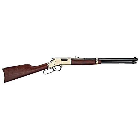 Henry H006M41 Big Boy Classic Full Size 41 Rem Mag 10+1 20 Blued Octagon Barrel, Polished Brass Receiver, American Walnut Stock Right Hand