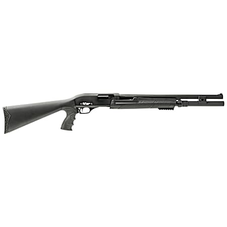 Gforce Arms GF2P12 GF2P  12 Gauge Pump 3 Chamber 7+1 20 Fixed Cylinder Bore, Black, 5rd Shell Carrier Stock, Rubber Pistol Grip, Blade Sight, 3rd Shell Holder on Rec