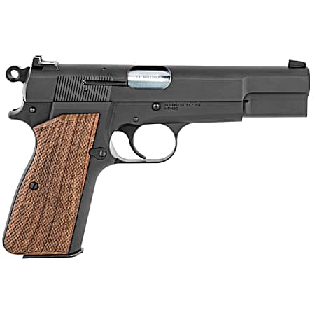 9mm Luger Black Wood Grips SA-35 Pistol