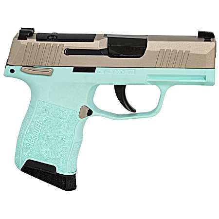 .380ACP P365 10-Round Nickel/Turquoise Pistol