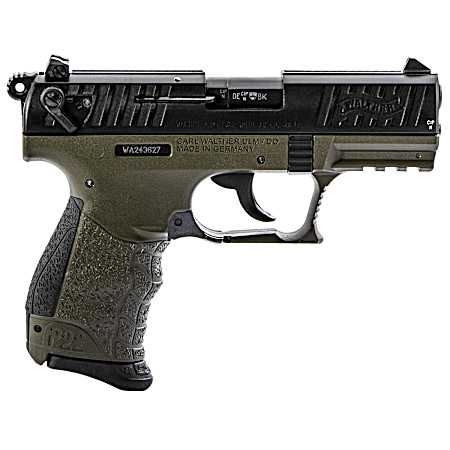.22 L.R. Rimfire Military Green Handgun