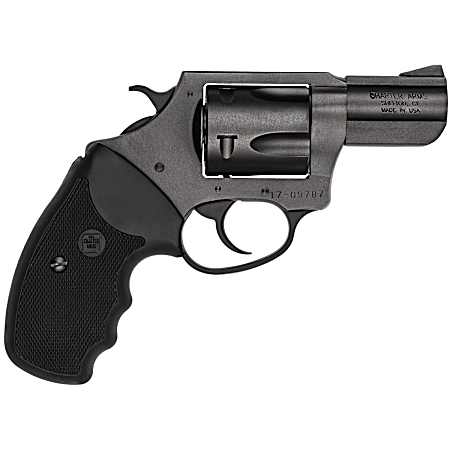 Charter Arms 13520 Mag Pug  Large 357 Mag, 5 Shot 2.20 Black Ported Steel Barrel, Black Steel Cylinder & Frame w/Black Finger Grooved Rubber Grip