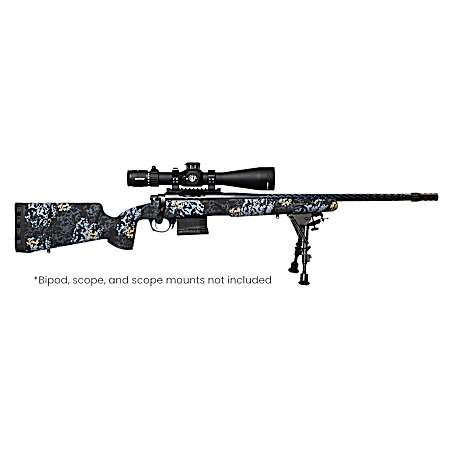 Horizon Firearms RF017S472214T19 Vandal Prime 25 Creedmoor 22 Black Spiral Fluted Threaded Barrel, Drilled & Tapped Receiver, Textured Iota EKO Carbon Fiber Stock